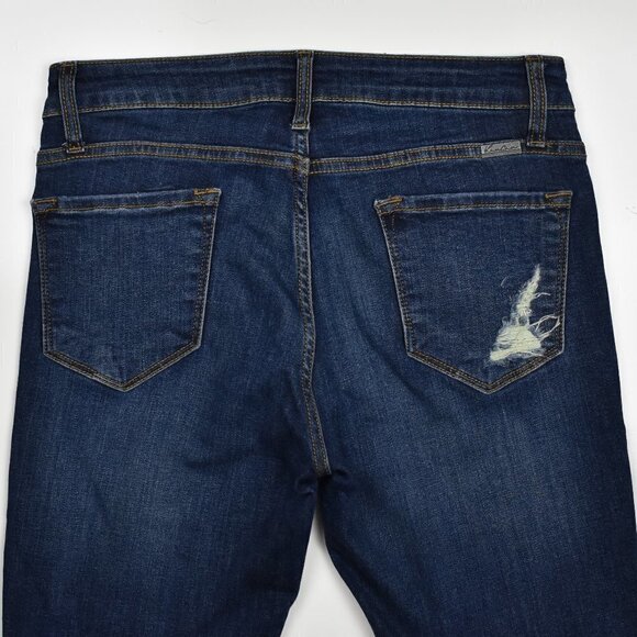 KanCan Mid Rise Distressed Skinny Ankle Jeans 9/28 - Picture 3 of 6